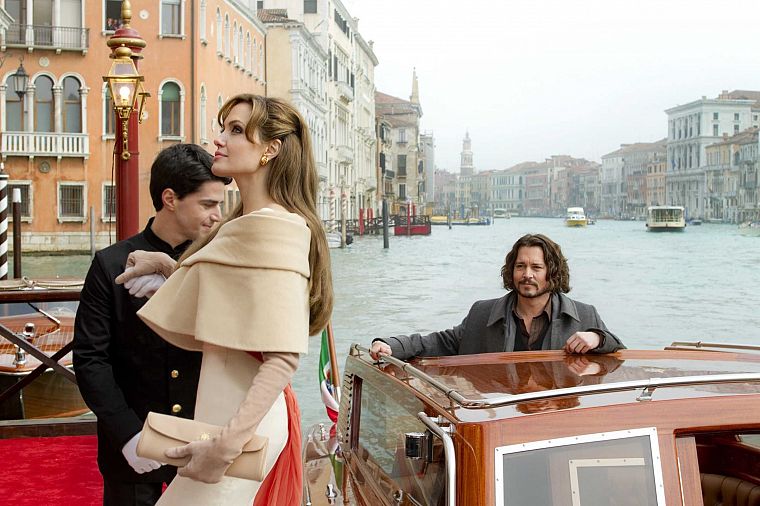 кино, Анджелина Джоли, фильм, Туристический, Джонни Депп - обои на рабочий стол