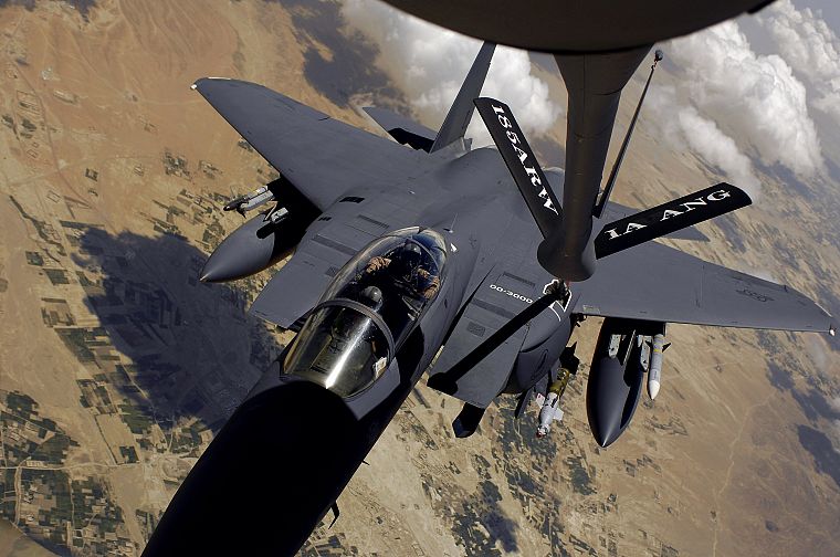 самолет, военный, самолеты, транспортные средства, F-15 Eagle, AIM - 120, AIM - 9 - обои на рабочий стол