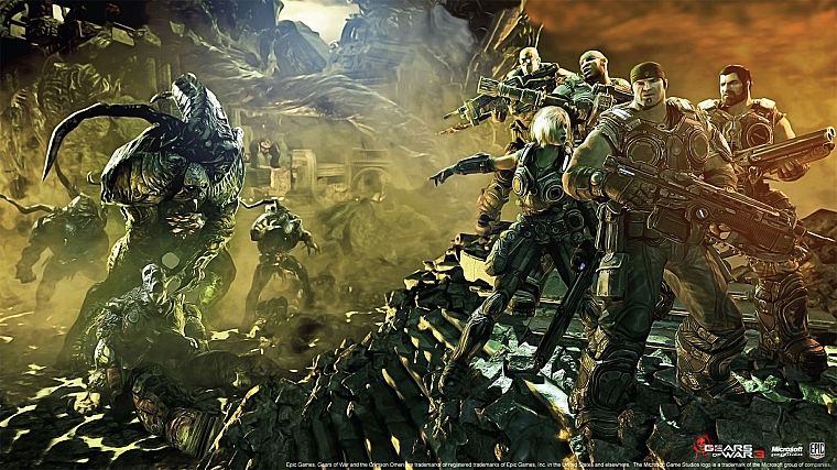 Gears Of War 3 - обои на рабочий стол