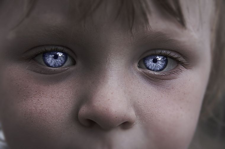 глаза, голубые глаза, дети - обои на рабочий стол