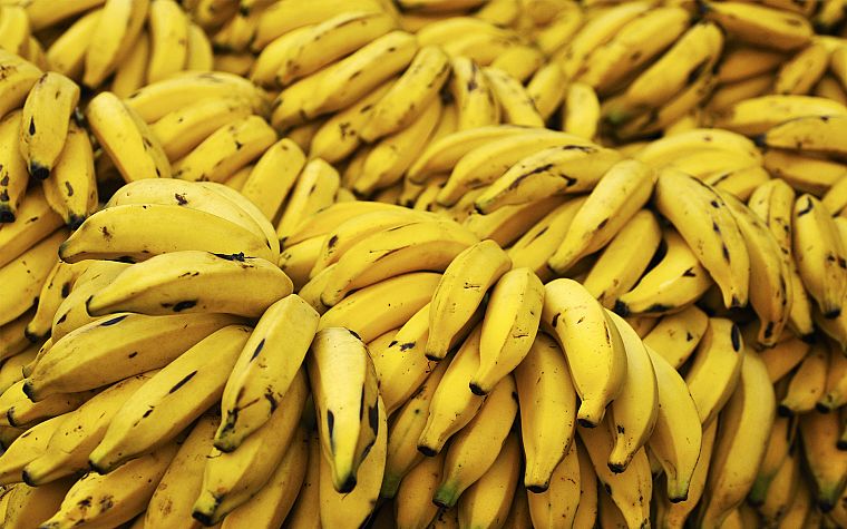 желтый цвет, фрукты, бананы - обои на рабочий стол