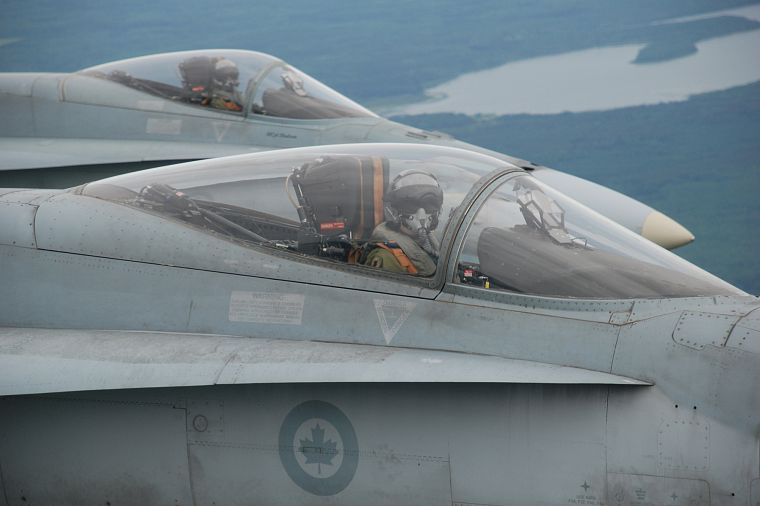 пилот, реактивный самолет, F / A- 18 Hornet, бойцы - обои на рабочий стол