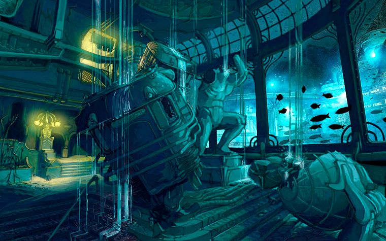 видеоигры, BioShock - обои на рабочий стол