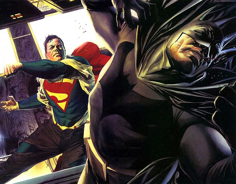 Бэтмен, супермен, супергероев - обои на рабочий стол