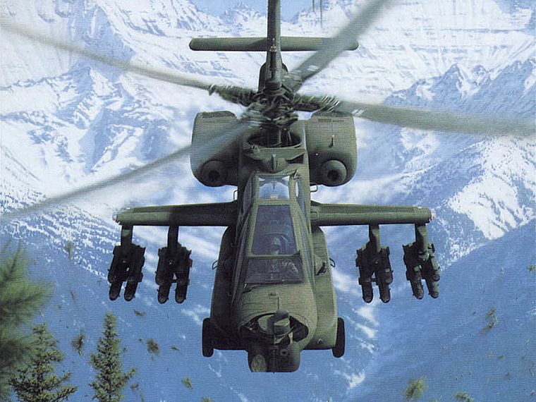 Apache, вертолеты, транспортные средства, AH-64 Apache - обои на рабочий стол
