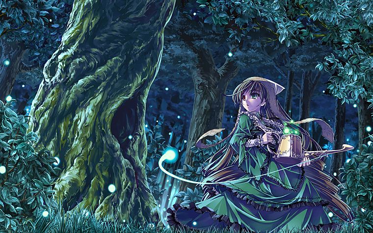 леса, Rozen Maiden, Suiseiseki, аниме - обои на рабочий стол