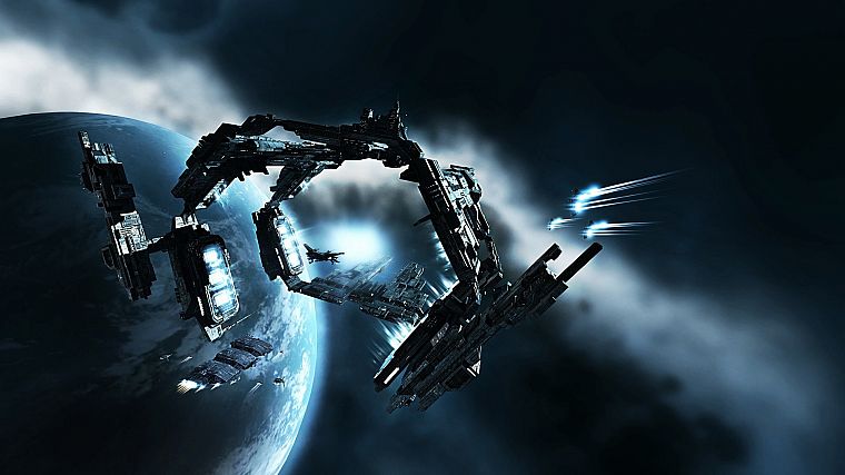 EVE Online, космические корабли, транспортные средства - обои на рабочий стол
