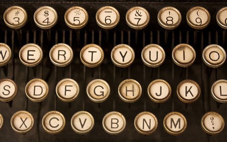 клавишные, номера, алфавит, письма, Марцин Wichary, пишущие машинки - обои на рабочий стол
