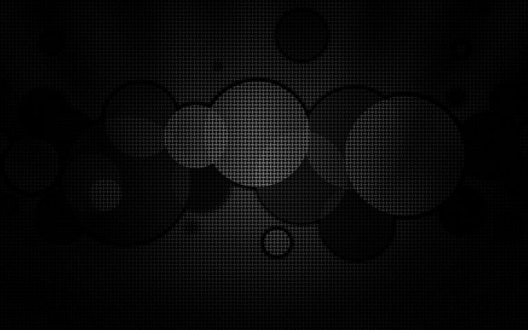 абстракции, черный цвет, круги, геометрия - обои на рабочий стол