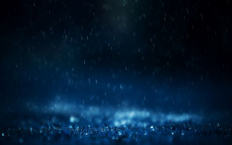 дождь, капли воды - обои на рабочий стол