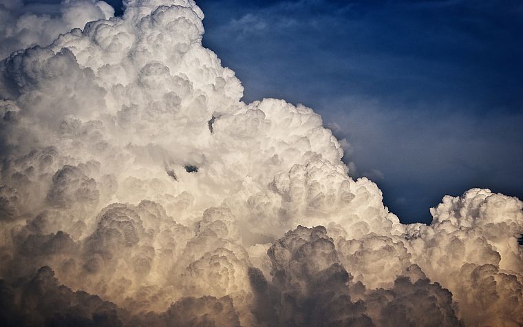 облака, произведение искусства, небо - обои на рабочий стол