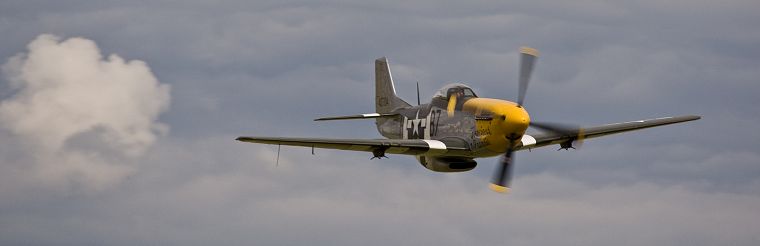 самолет, Вторая мировая война, P - 51 Mustang - обои на рабочий стол