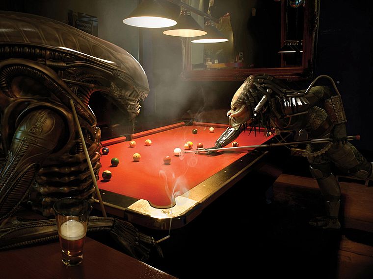 Aliens Vs Predator фильма, бильярдных столов - обои на рабочий стол