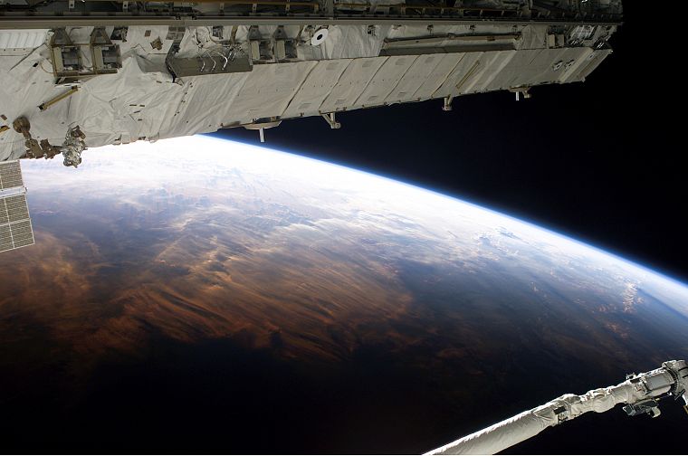 космическое пространство, Земля, НАСА - обои на рабочий стол