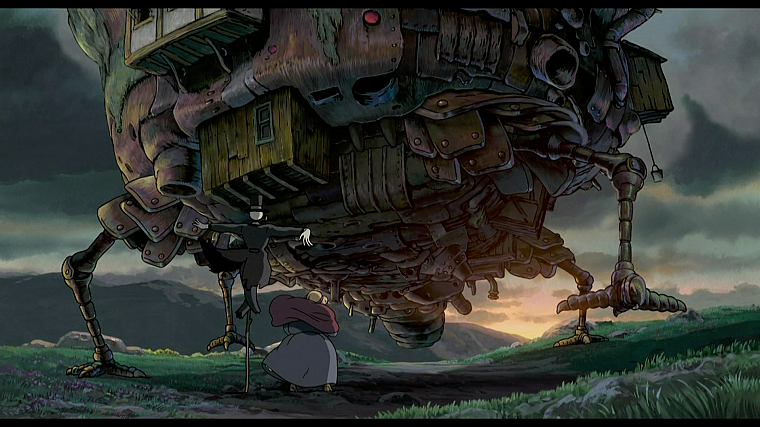 Хаяо Миядзаки, Studio Ghibli, Ходячий замок - обои на рабочий стол