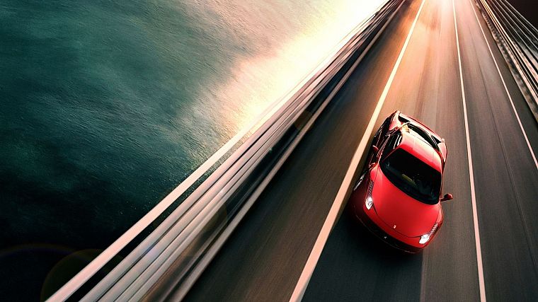 автомобили, дороги, транспортные средства, суперкары, Ferrari 458 Italia - обои на рабочий стол