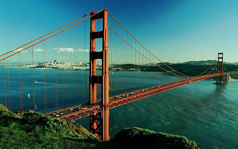 мосты, Мост Золотые Ворота, Сан - Франциско - обои на рабочий стол