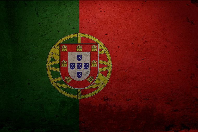 гранж, флаги, Португалия - обои на рабочий стол