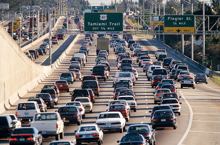 автомобили, дороги, Флорида - обои на рабочий стол
