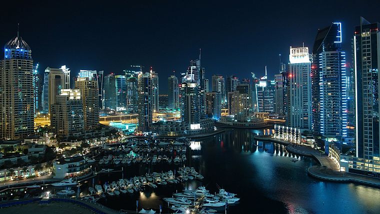 города, Дубай, Харбор - обои на рабочий стол