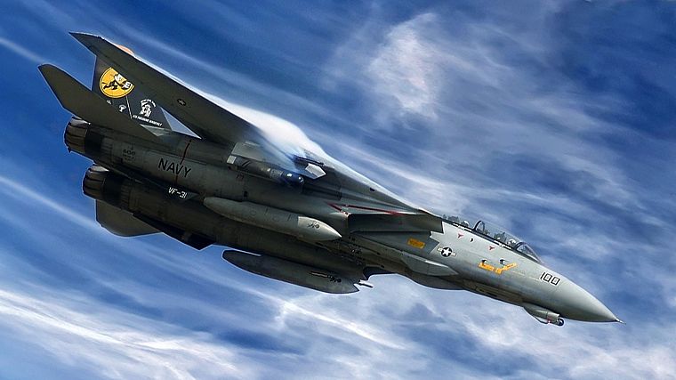 самолет, военный, F-14 Tomcat, истребители - обои на рабочий стол
