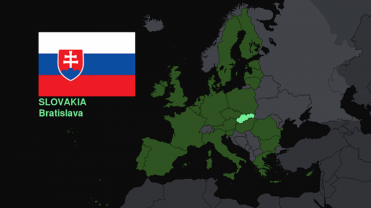флаги, Европа, карты, знание, страны, полезно, Словакия - обои на рабочий стол