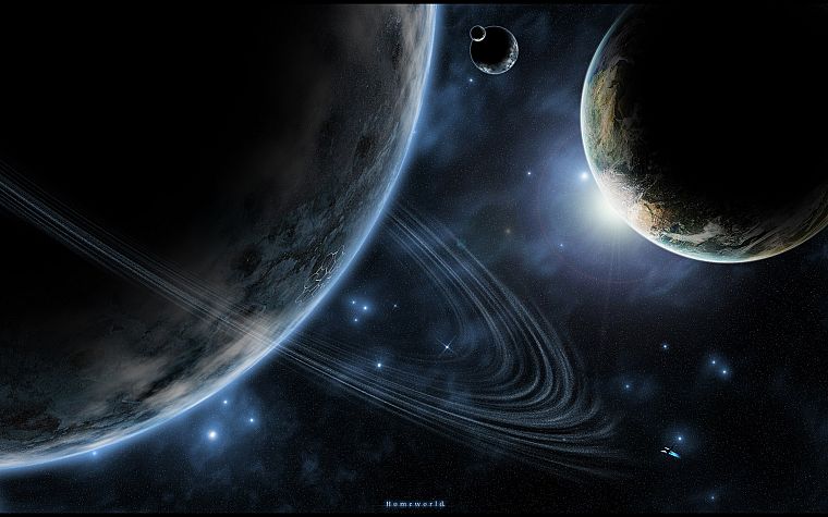 космическое пространство, планеты - обои на рабочий стол