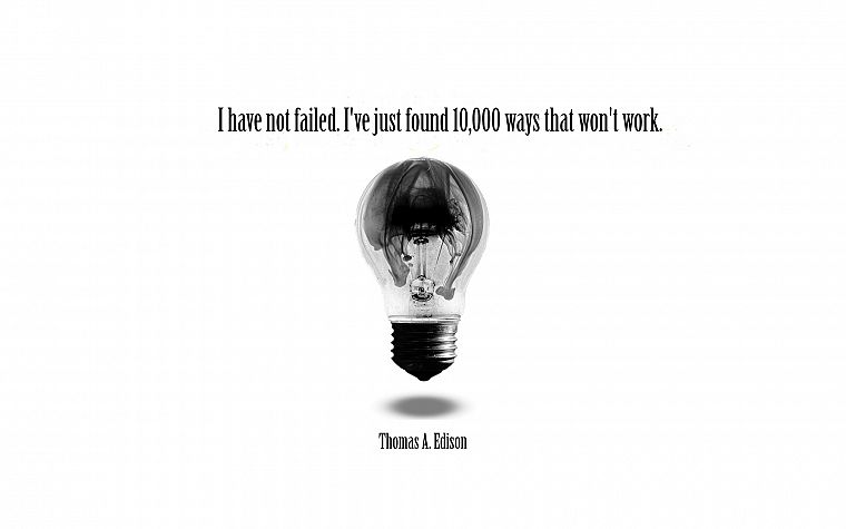 цитаты, Томас Эдисон - обои на рабочий стол