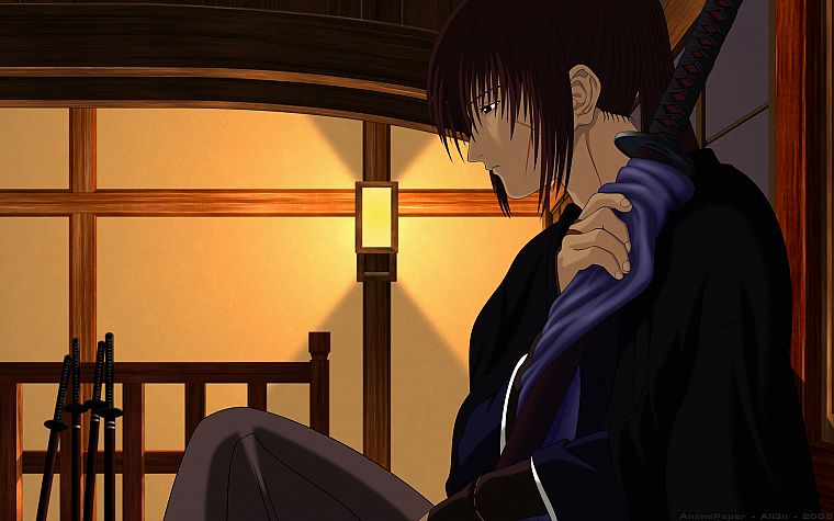 Rurouni Kenshin, аниме, Kenshin Himura - обои на рабочий стол