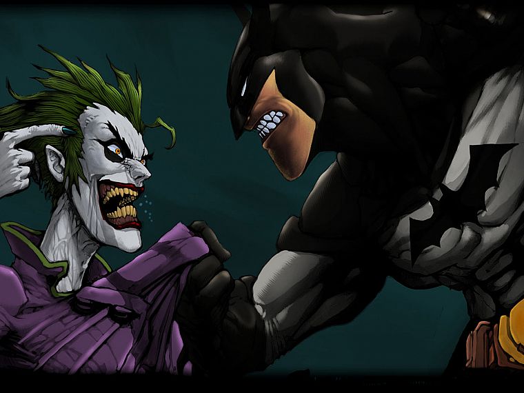 Бэтмен, Джокер - обои на рабочий стол