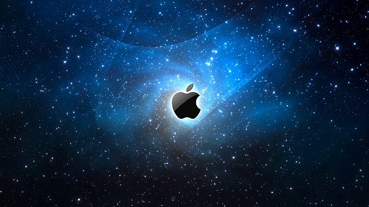 космическое пространство, Эппл (Apple) - обои на рабочий стол