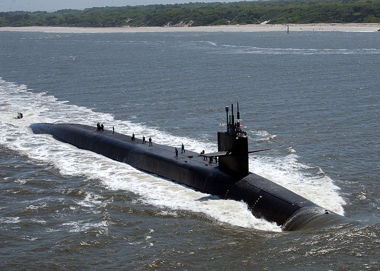 ядерный, подводная лодка, Огайо - обои на рабочий стол
