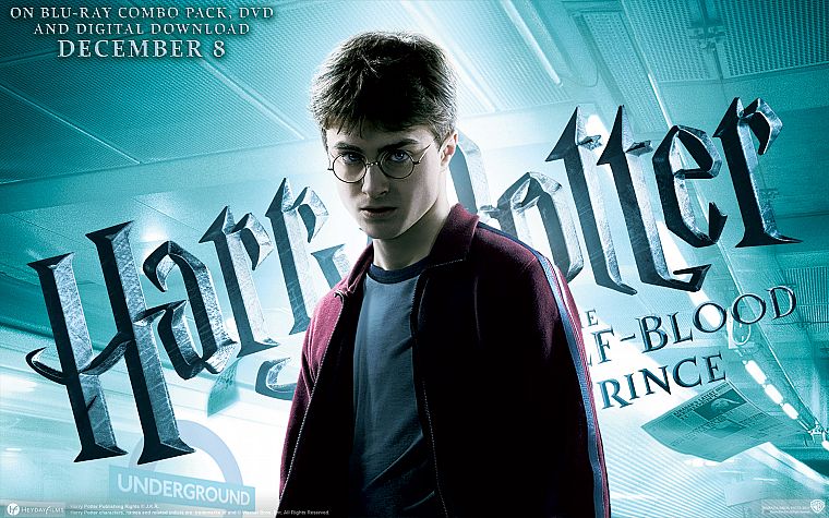 Гарри Поттер, Гарри Поттер и Принц-полукровка, Дэниэл Рэдклифф, мужчины в очках - обои на рабочий стол