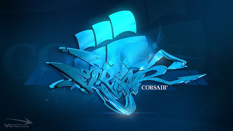 корсар, Corsair логотип - обои на рабочий стол
