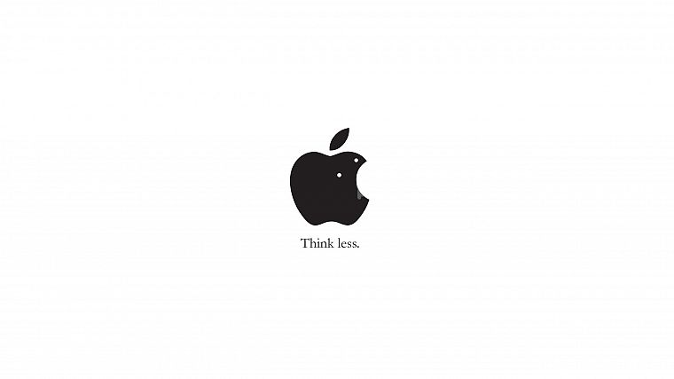 Эппл (Apple), операционная система войны, логотипы - обои на рабочий стол
