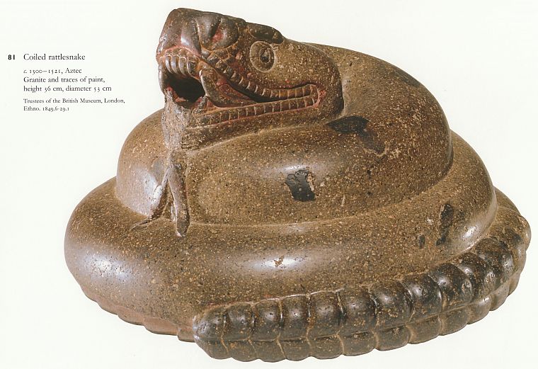 скульптуры, ацтекский, гремучие змеи - обои на рабочий стол