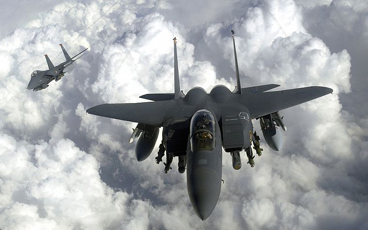 самолет, военный, F-15 Eagle - обои на рабочий стол