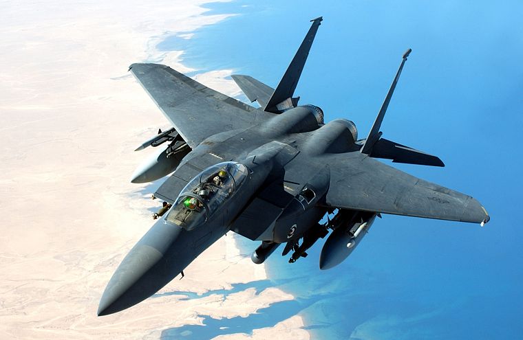 F-15 Eagle, истребители - обои на рабочий стол