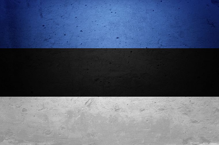 гранж, флаги, Эстония - обои на рабочий стол