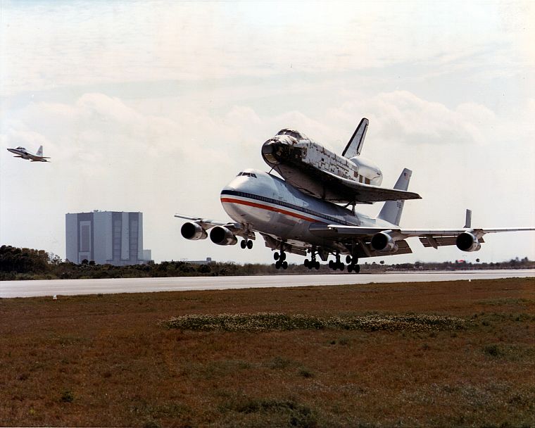 самолет, космический челнок, НАСА, транспортные средства - обои на рабочий стол