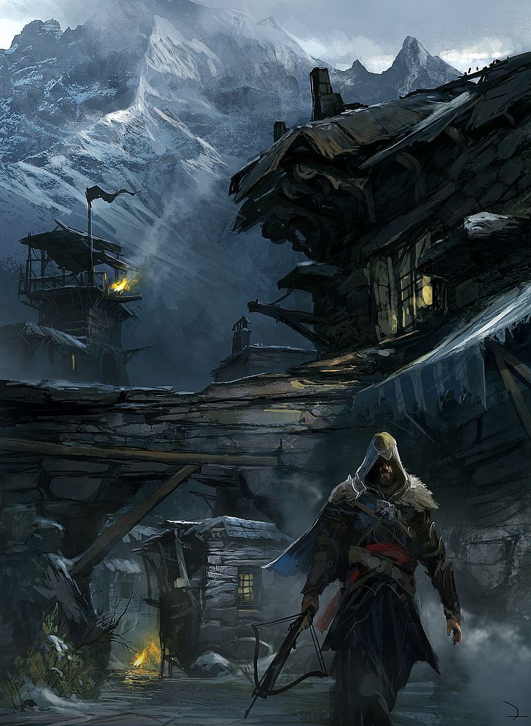 видеоигры, Assassins Creed, произведение искусства - обои на рабочий стол