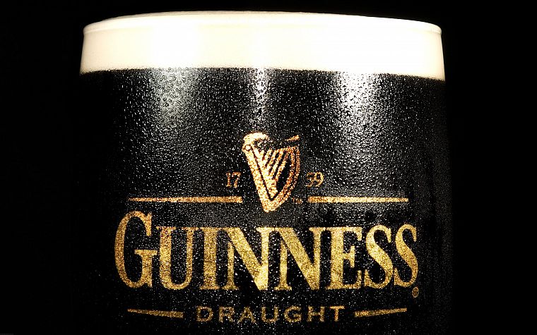 пиво, стекло, Guinness, алкоголь - обои на рабочий стол