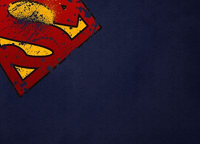 минималистичный, DC Comics, супермен, Superman Logo - обои на рабочий стол