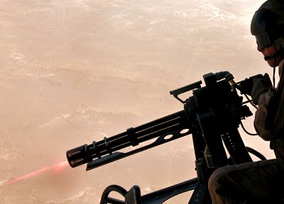 стрельба, Афганистан, Дверь стрелок, AIRCOM, M134D - обои на рабочий стол