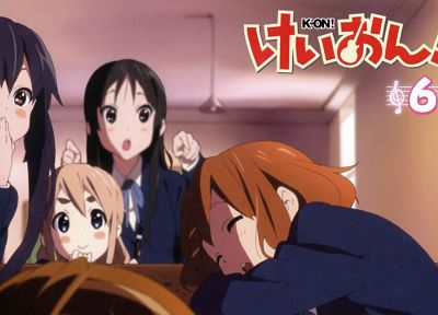 K-ON! (Кэйон!), школьная форма, Hirasawa Юи, Акияма Мио, Kotobuki Tsumugi, Накано Азуса - копия обоев рабочего стола