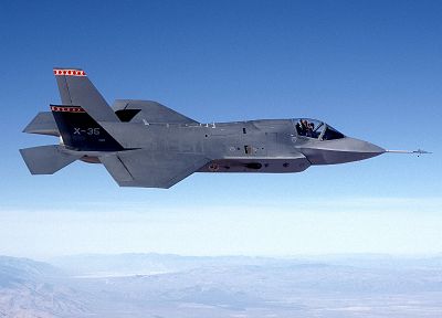 самолет, военный, Joint Strike Fighter, F - 35 Lightning II - оригинальные обои рабочего стола