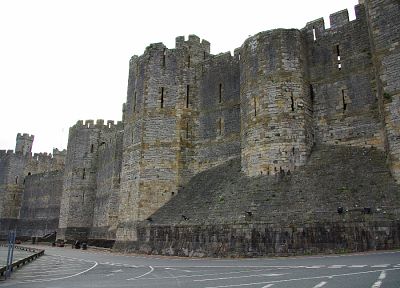 замки, Уэльс, Великобритания - оригинальные обои рабочего стола