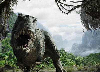 динозавры, Кинг-Конг, Tyrannosaurus Rex - обои на рабочий стол