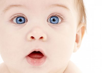 голубые глаза, ребенок, лица, белый фон - похожие обои для рабочего стола