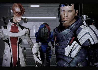 Mass Effect, Масс Эффект 2, Командор Шепард - обои на рабочий стол